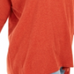 Style & Co Women's V Neck Tunic Sweater Orange Size X-Small
