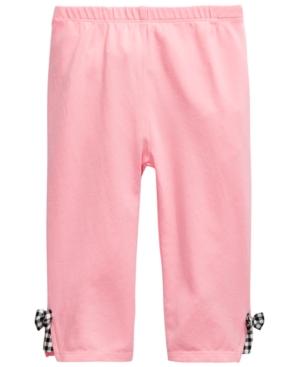 First Impressions Baby Girl's Gingham Bow Leggings  Pink Size 6-9MOS