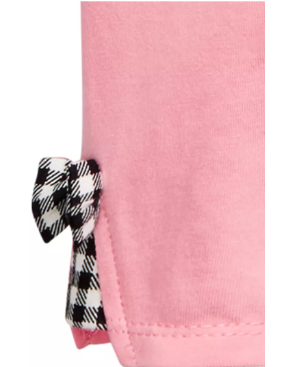 First Impressions Baby Girl's Gingham Bow Leggings  Pink Size 6-9MOS
