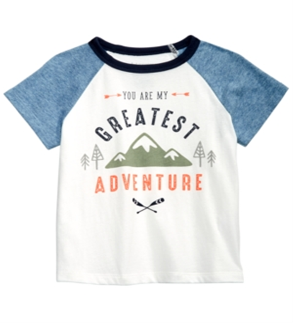 First Impressions Baby Boy's Adventure Print Cotton T-Shirt White Size 24MOS
