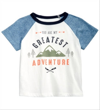 First Impressions Baby Boy's Adventure Print Cotton T-Shirt White Size 24MOS