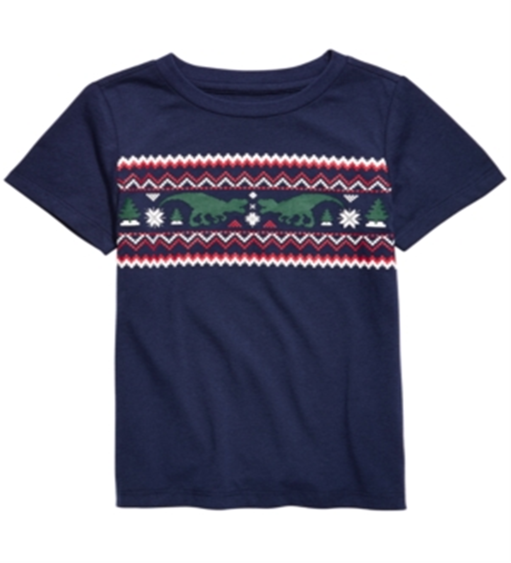 Epic Threads Toddler Boy's Isle Strip T-Shirt Blue Size 4