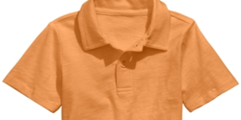 First Impressions Baby Boy's Cotton Polo Shirt Orange Size 3-6MOS