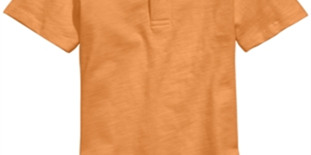 First Impressions Baby Boy's Cotton Polo Shirt Orange Size 3-6MOS