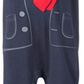 First Impressions Baby Boy's Cotton Sunsuit Navy Size -0-3MOS