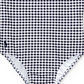 Ralph Lauren Girl's Gingham Ruffle Swimsuit Blue Size 9MOS
