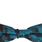 DKNY Big Boy's Camo Print Bow Tie Blue - Teal  One Size
