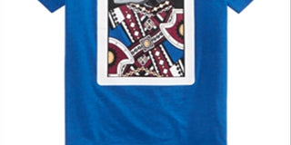 Epic Threads Little Boy's King Card T-Shirt Blue Size 6