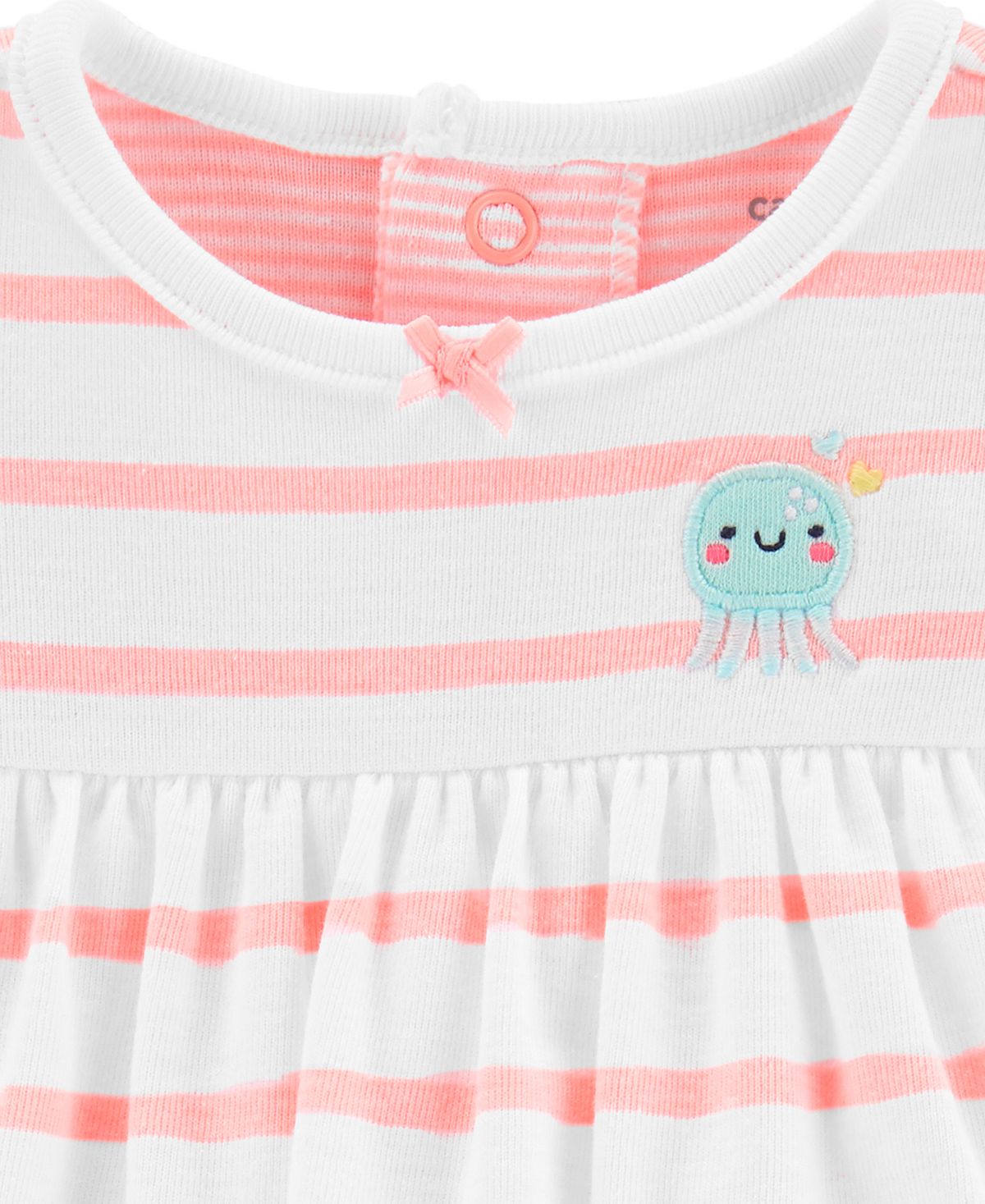 Carter's Baby Girl's 2 Piece Bodysuit Dress & Cardigan Set Pink  Size 9 Months