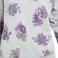 Karen Scott Women's Printed Crewneck Sweatshirt Gray Size PP