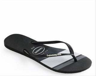 Havaianas Women's Slim Colorblocked Flip Flop Gray Size 11/12