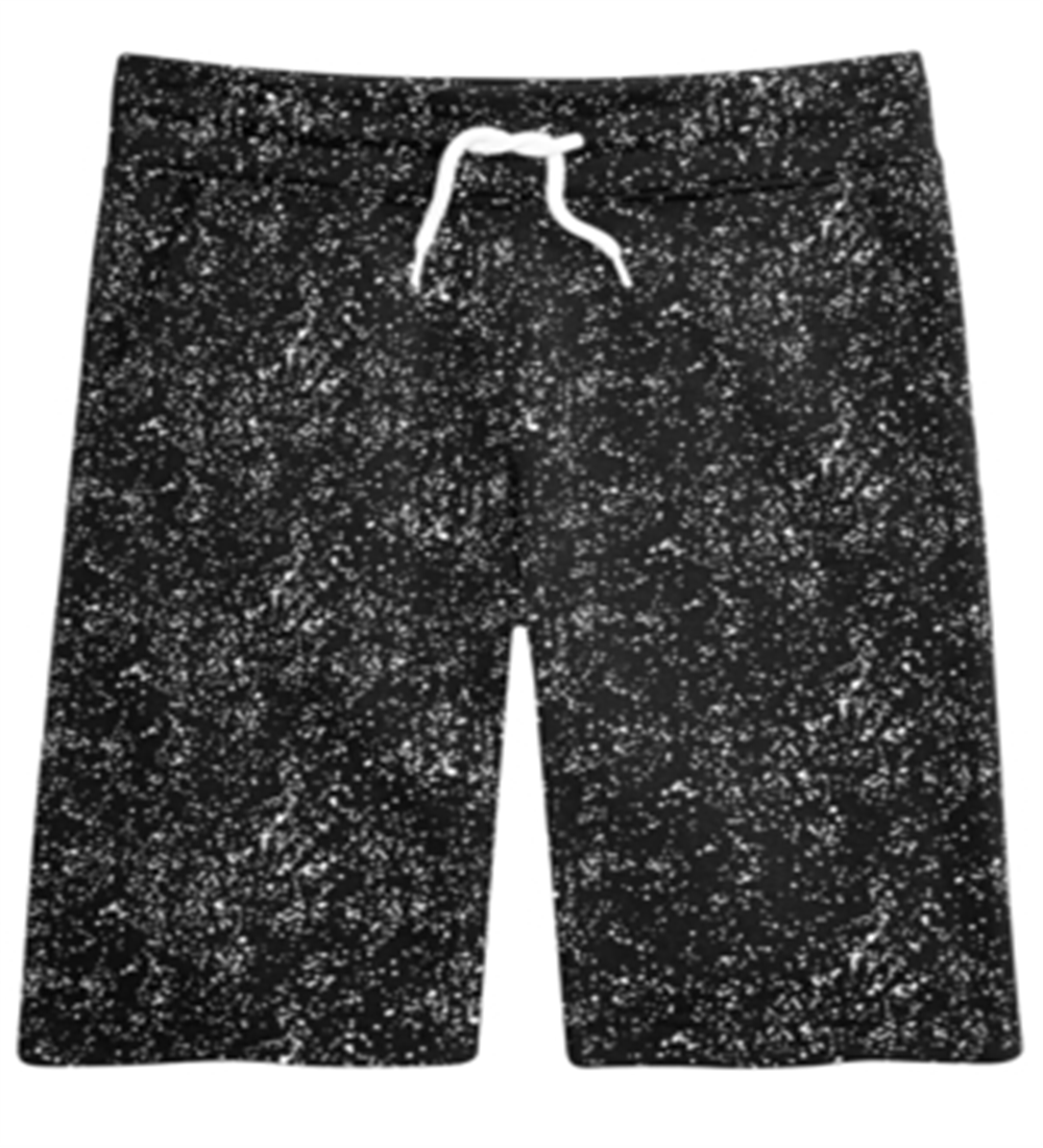 Univibe Big Boy's Halmos Splatter Shorts Black Size X-Large