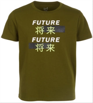 Ideology Big Boy's Graphic Print T-Shirt Green Size X-Large