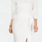 Vince Camuto Women's Angled Ruffle Sheath Dress White Size 6