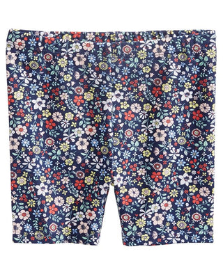 First Impressions Baby Girl's Floral Print Biker Shorts Blue Size 3-6MOS