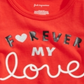 First Impressions Baby Girl's Forever Print Cotton T-Shirt Red Size 6-9MOS