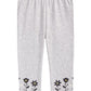 First Impressions Baby Girl's Floral Hem Leggings Gray Size 6-9MOS