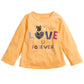 First Impressions Baby Girl's Owl Love U T-Shirt Yellow Size 6-9MOS