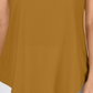 JM Collection Women's Scoop Neck Top Yellow Size Large