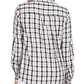Charter Club Women's Plaid Cuffed Button up Top White Size X-Small