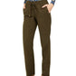 Michael Kors Women's Drawstring Waist Linen Pants Olive Green Size 0