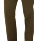 Michael Kors Women's Drawstring Waist Linen Pants Olive Green Size 0