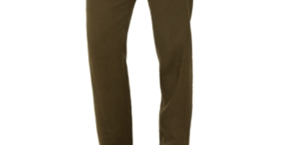 Michael Kors Women's Drawstring Waist Linen Pants Olive Green Size 0