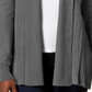 Karen Scott Women's Shawl Collar Cardigan Gray Size XX-Large