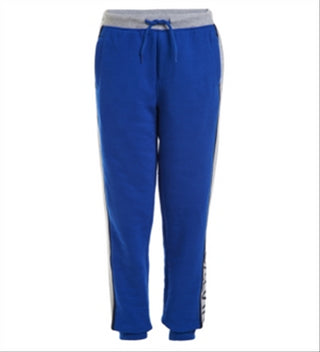 Calvin Klein Big Boy's Rugby Side Stripe Fleece Joggers Blue Size 10-12M