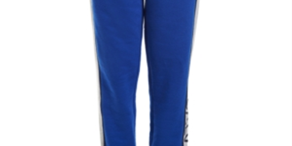 Calvin Klein Big Boy's Rugby Side Stripe Fleece Joggers Blue Size 10-12M