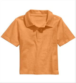 First Impressions Baby Boy's Cotton Polo Shirt Orange Size 6-9MOS
