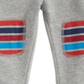 First Impressions Toddler Boy's Striped Patch Jogger Pants Gray Size 4T
