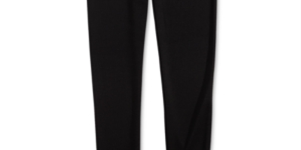 Disney Big Girl's Ponte Knit Leggings Black Size Large