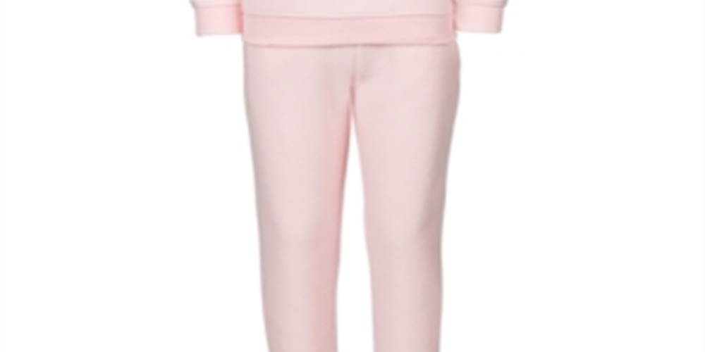 Ideology Toddler Girl's 2 Pc Love Fleece Sweatshirt & Pants Set Pink Size 3T