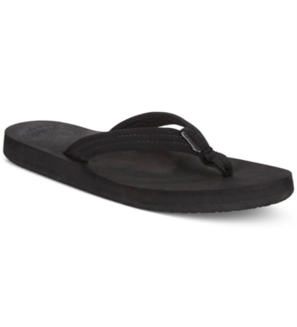 Reef Women's Cushion Breeze Flip-Flops  Shoes Black Size 5