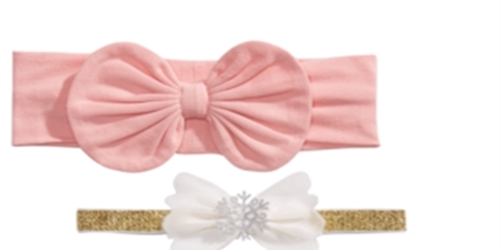 First Impressions Baby Girl's 3 Pk Headbands Pink Size Regular