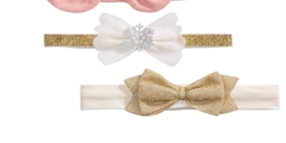 First Impressions Baby Girl's 3 Pk Headbands Pink Size Regular