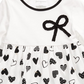 First Impressions Infant Girl's Cotton Printed Hearts Tunic Angel White Size 6-9 Months