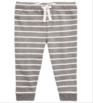First Impressions Toddler Boy's Striped Jogger Pants Gray Size 3T