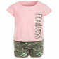 Ideology Little Girl's 2 Pc Rainbow Heart Graphic T-Shirt & Shorts Set Pink Size 6X