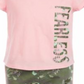 Ideology Little Girl's 2 Pc Rainbow Heart Graphic T-Shirt & Shorts Set Pink Size 6X