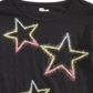Epic Threads Big Girl's Neon Star T-Shirt Black Size Medium