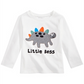 First Impressions Toddler Boy's Little Boss Dinosaur Print Cotton T-Shirt White Size 2T