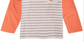 First Impressions Baby Boy's Dog Print Pocket T-Shirt Orange Size 12MOS
