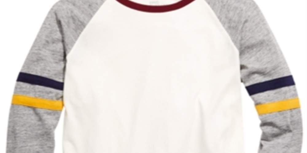 Epic Threads Big Boy's Brett Colorblocked Stripe T-Shirt Brown Size Small