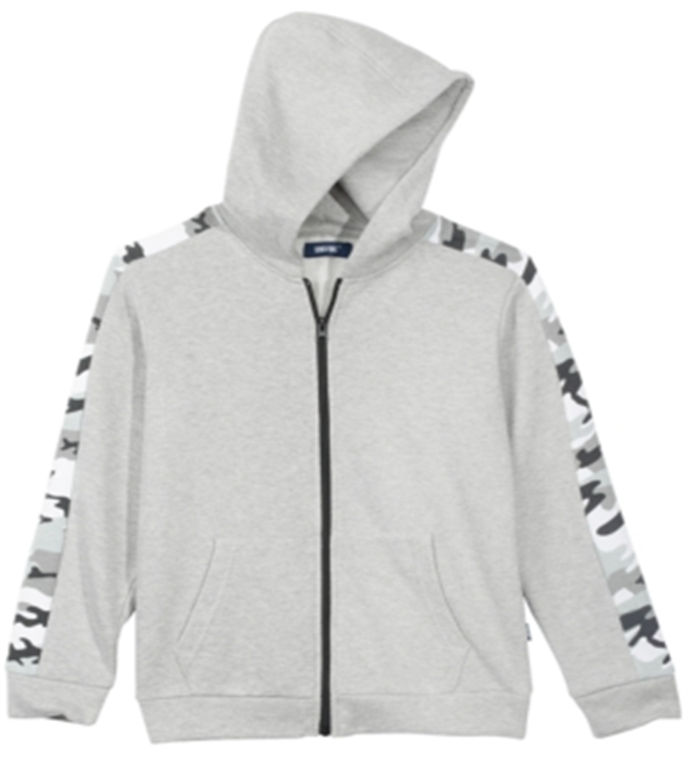 Univibe Big Boy's McCartney Full Zip Hoodie Gray Size Large