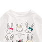 First Impressions Toddler Girl's Bunnies Print T-Shirt White Size 4T