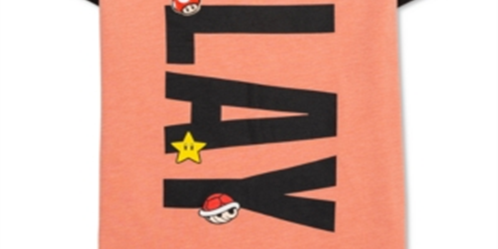 Nintendo Toddler Boy's Super Play T-Shirt Orange Size 4