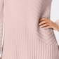 Charter Club Women's Mixed Stitch Mock Neck Sweater Pink Size Medium
