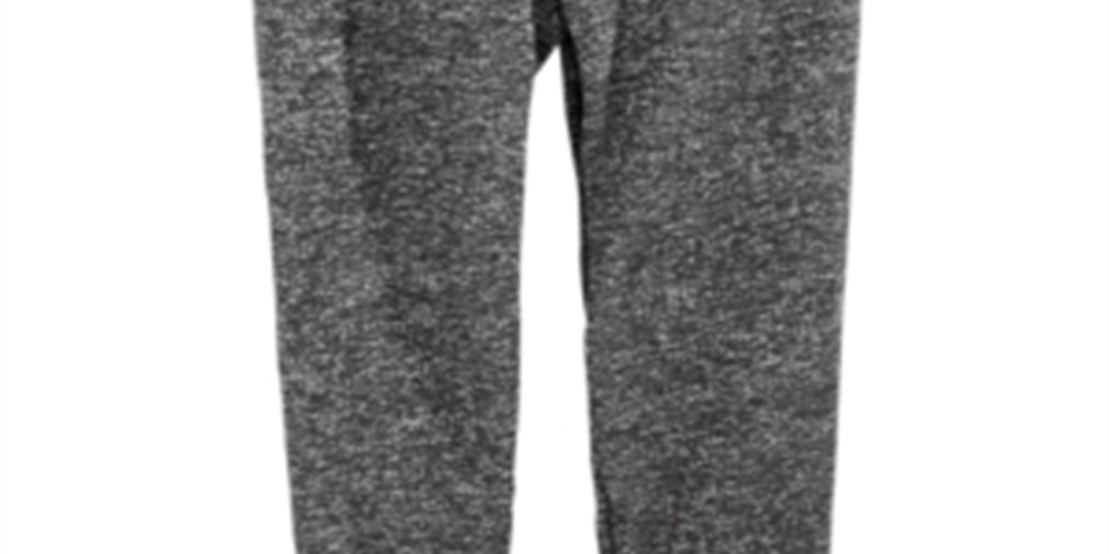 First Impressions Toddler Boy's Marled Jogger Pants Black Black Size 4T